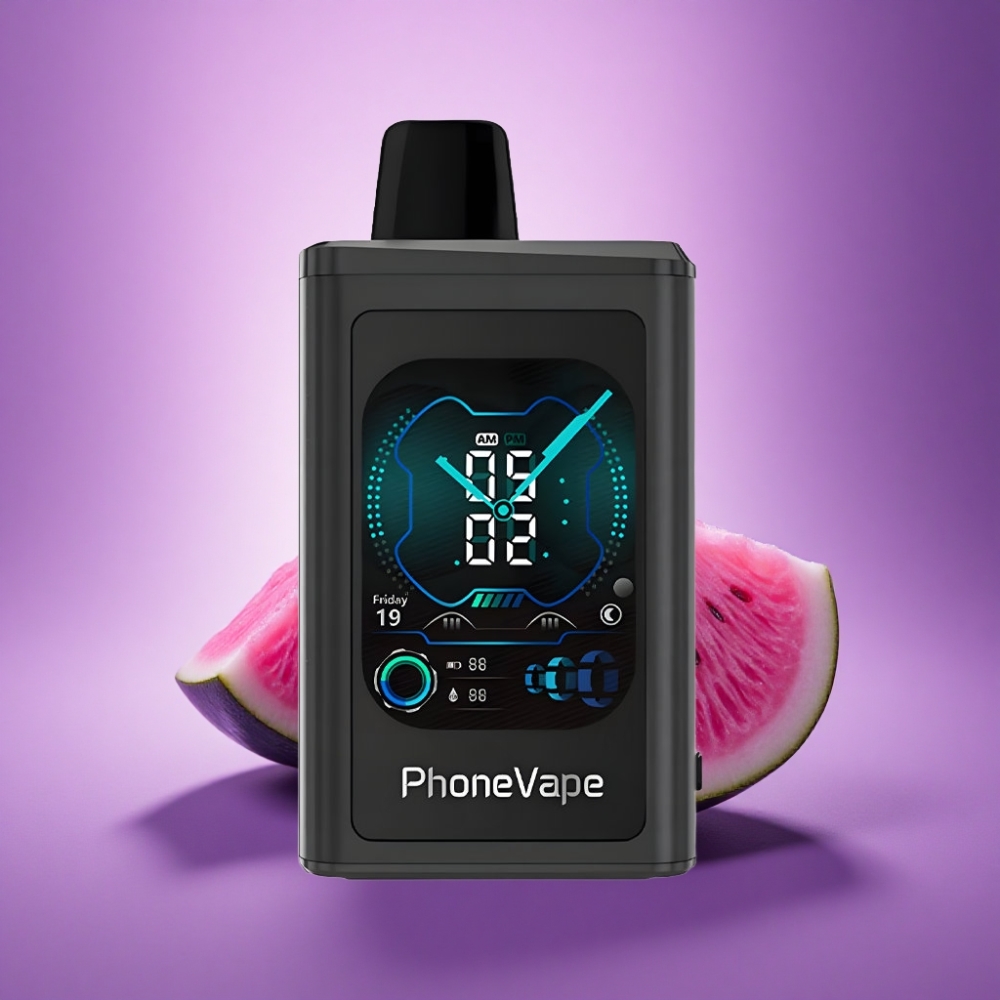 JNR PhoneVape 30000 Zilā Oga Arbūzs Ar Adjustable Airflow Un 850mAh