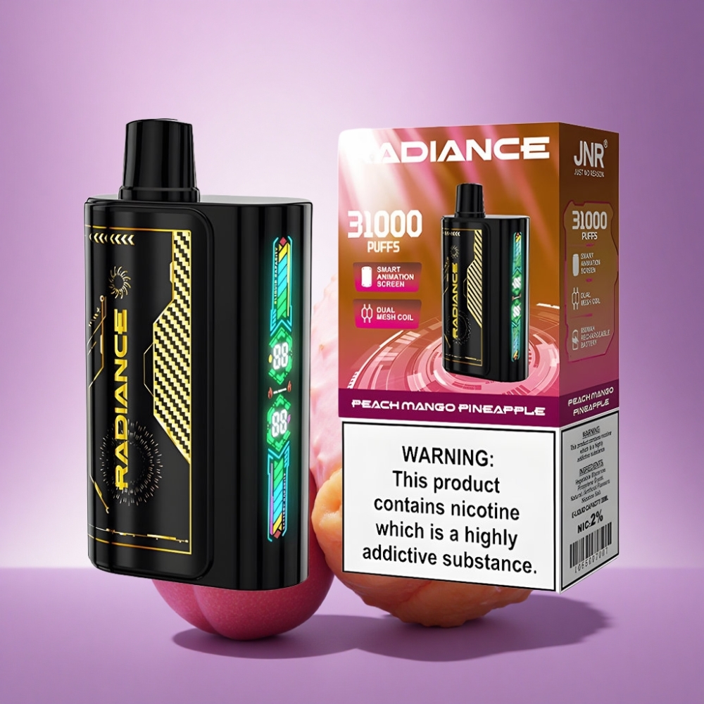 JNR Radiance 31000 Persiku Mango Ananāsa 28ml 950mAh