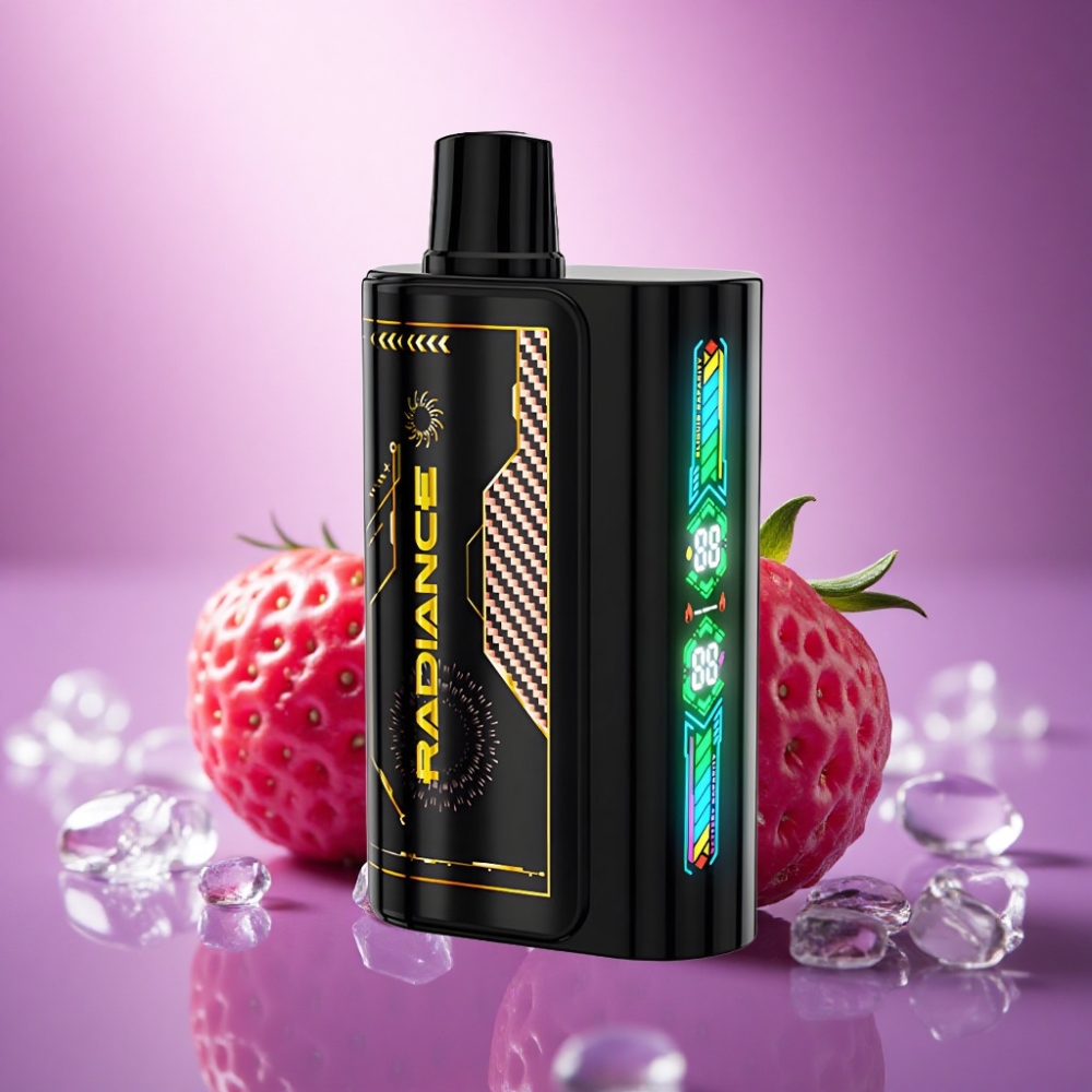 JNR Radiance 31000 Zemeņu Aveņu Ķiršu Ledus ar 950 mAh un 2% nikotīna satura