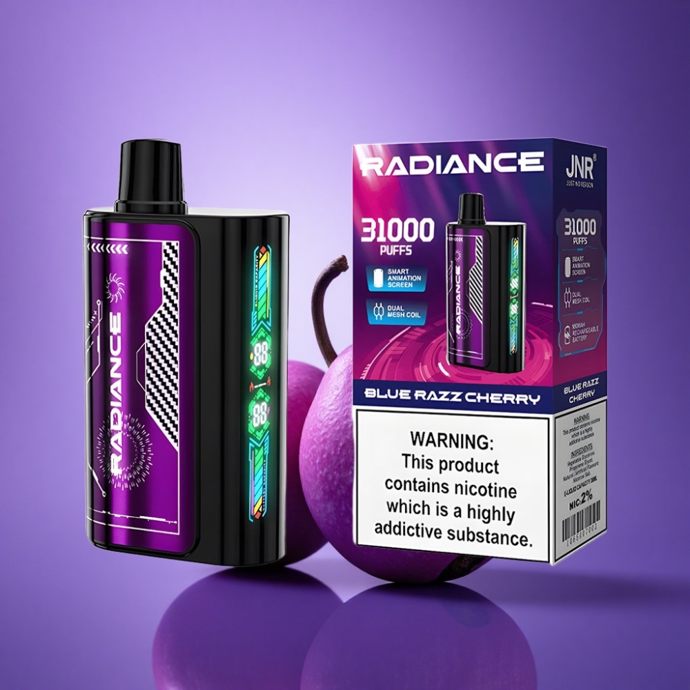 JNR Radiance 31000 Zilā Aveņu ķiršu 28ml 950mAh