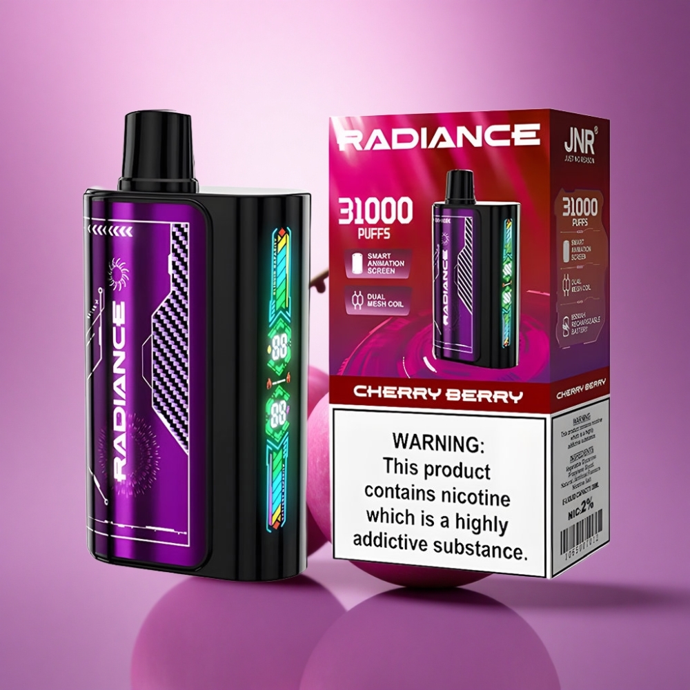 JNR Radiance 31000 Ķiršu Oga Dual Mesh Coil 950 mAh