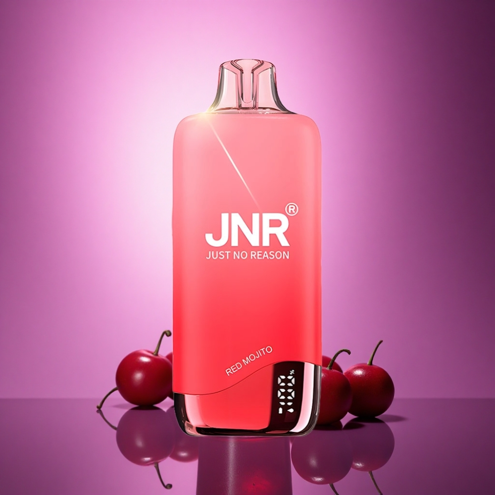 JNR Rainbow 10500 Sarkanais Mojito ar 600mAh un 18ml