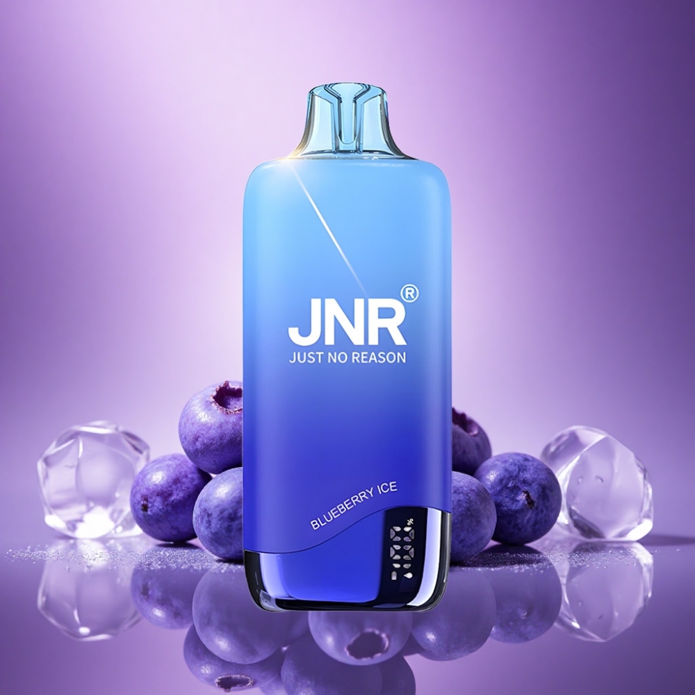 JNR Rainbow 10500 Zilā Oga Ledus 600mAh 0% Nikotīns