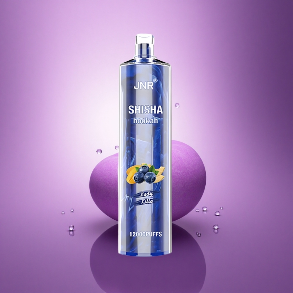 JNR Shisha Hookah 12000 Lēdijas Nīcinātājs 24ml 750mAh