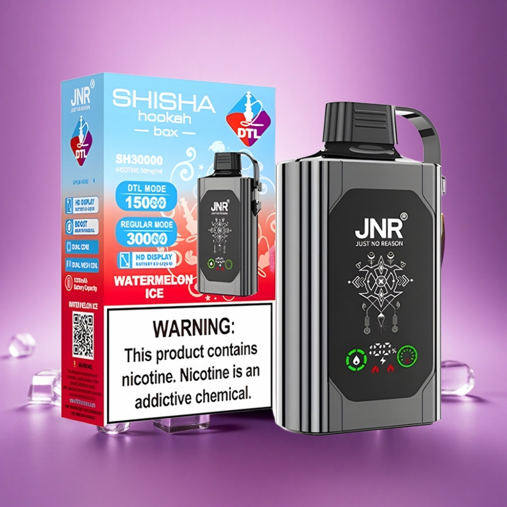 JNR Shisha Hookah Box 20500 Arbūzu Ledus ar 1000mAh un 5% nikotīna