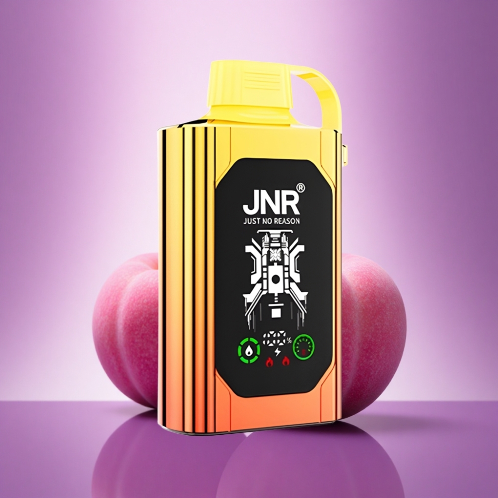 JNR Shisha Hookah Box 20500 Sulīgie Persiki ar HD Displeju un 1000mAh