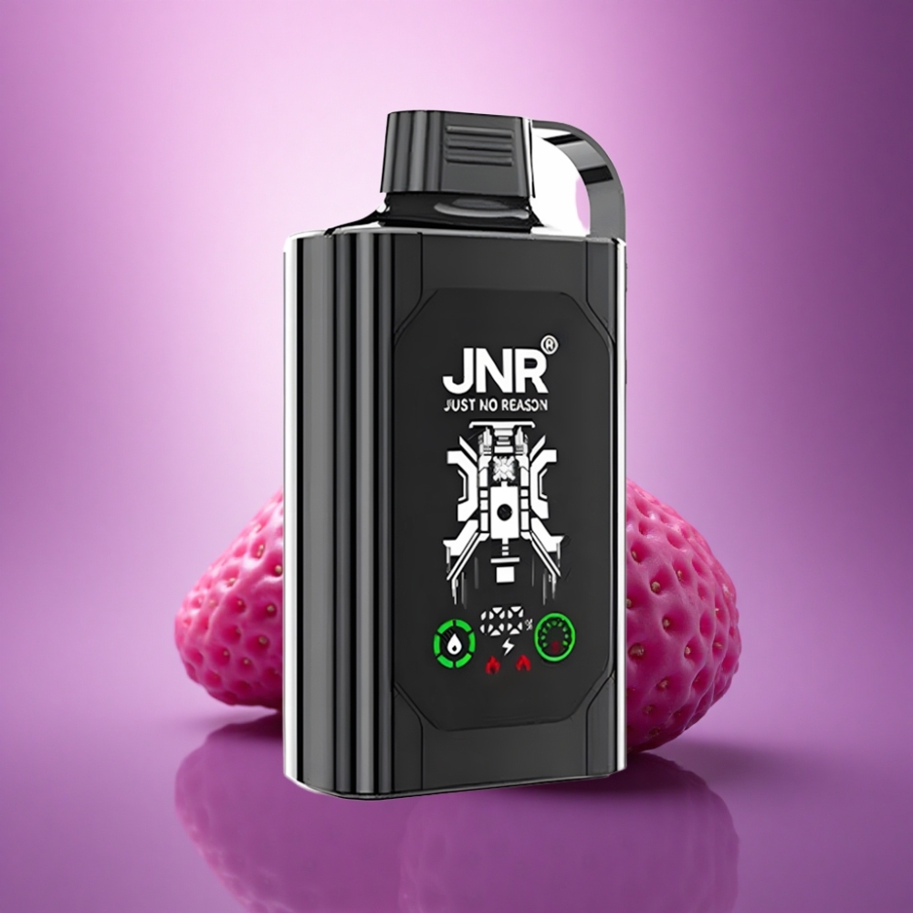 JNR Shisha Hookah Box 20500 Zemeņu Vīnogu HD Displejs 1000mAh 25ml Divkāršais Siets Serde