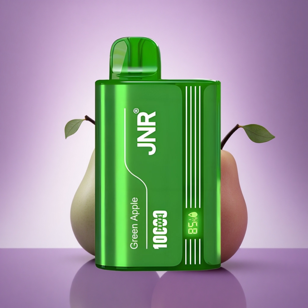 JNR Tank 10000 Zaļā Ābolu Persiku Bumbieris ar 650mAh un Digitālo Displeju