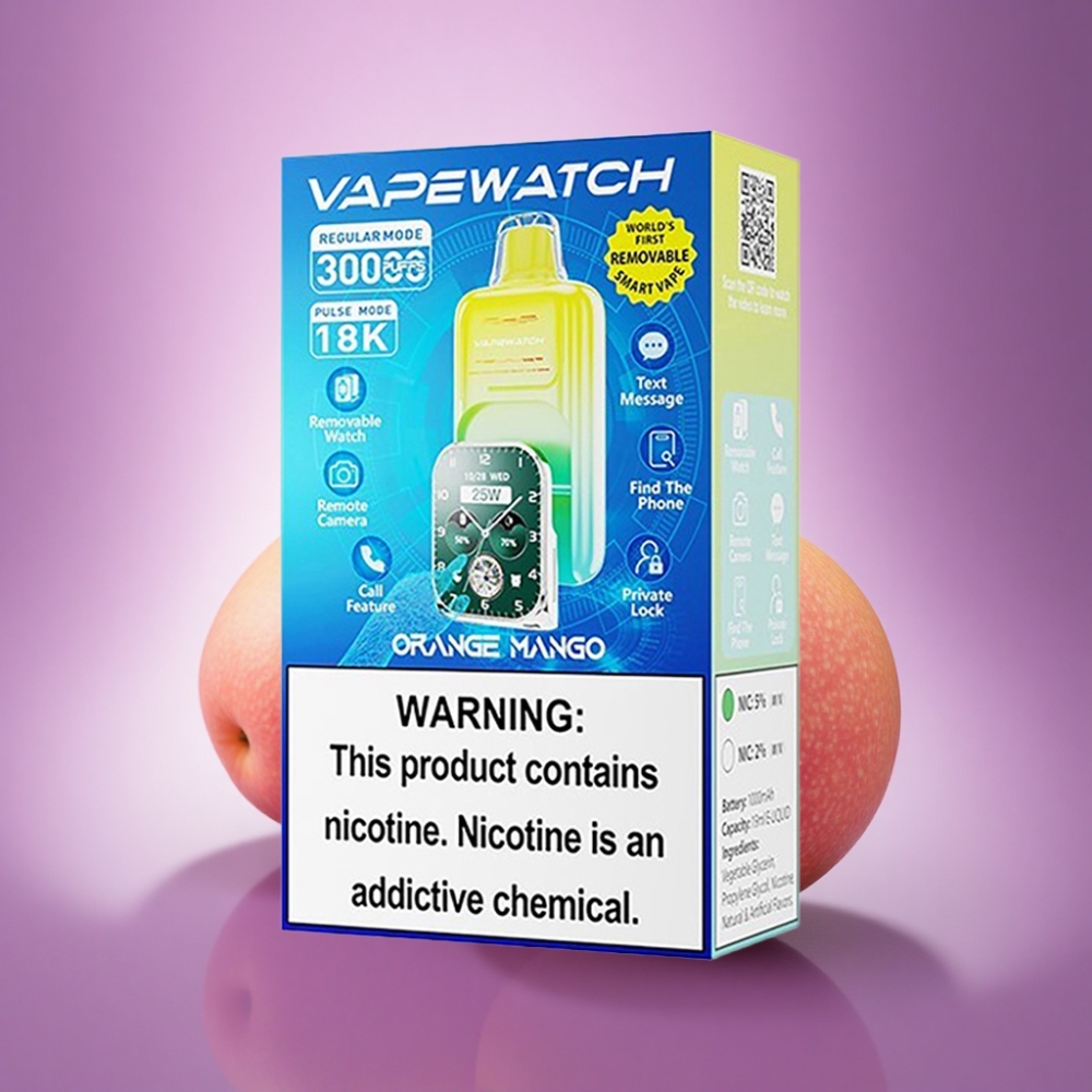 JNR VapeWatch 30000 Apelsīnu Mango 1000mAh 5% nikotīna