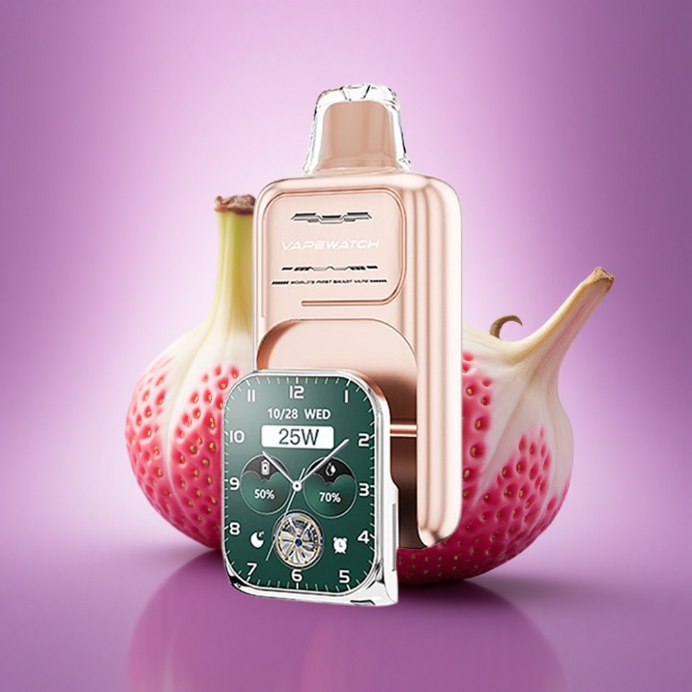 JNR VapeWatch 30000 Zemeņu Banāns 1000mAh 5% Nikotīns