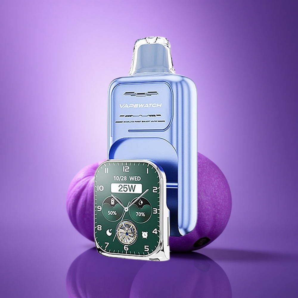 JNR VapeWatch 30000 Zilā Aveņu Ledus ar 1000mAh un 5% nikotīna saturu