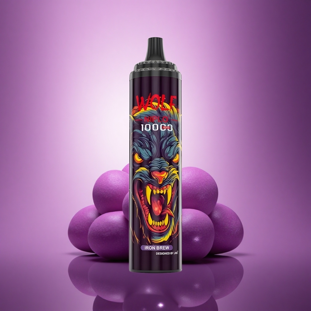 JNR Wolf Niplo 10000 Dzelzs Brokastis 20ml 650mAh 5% nikotīna