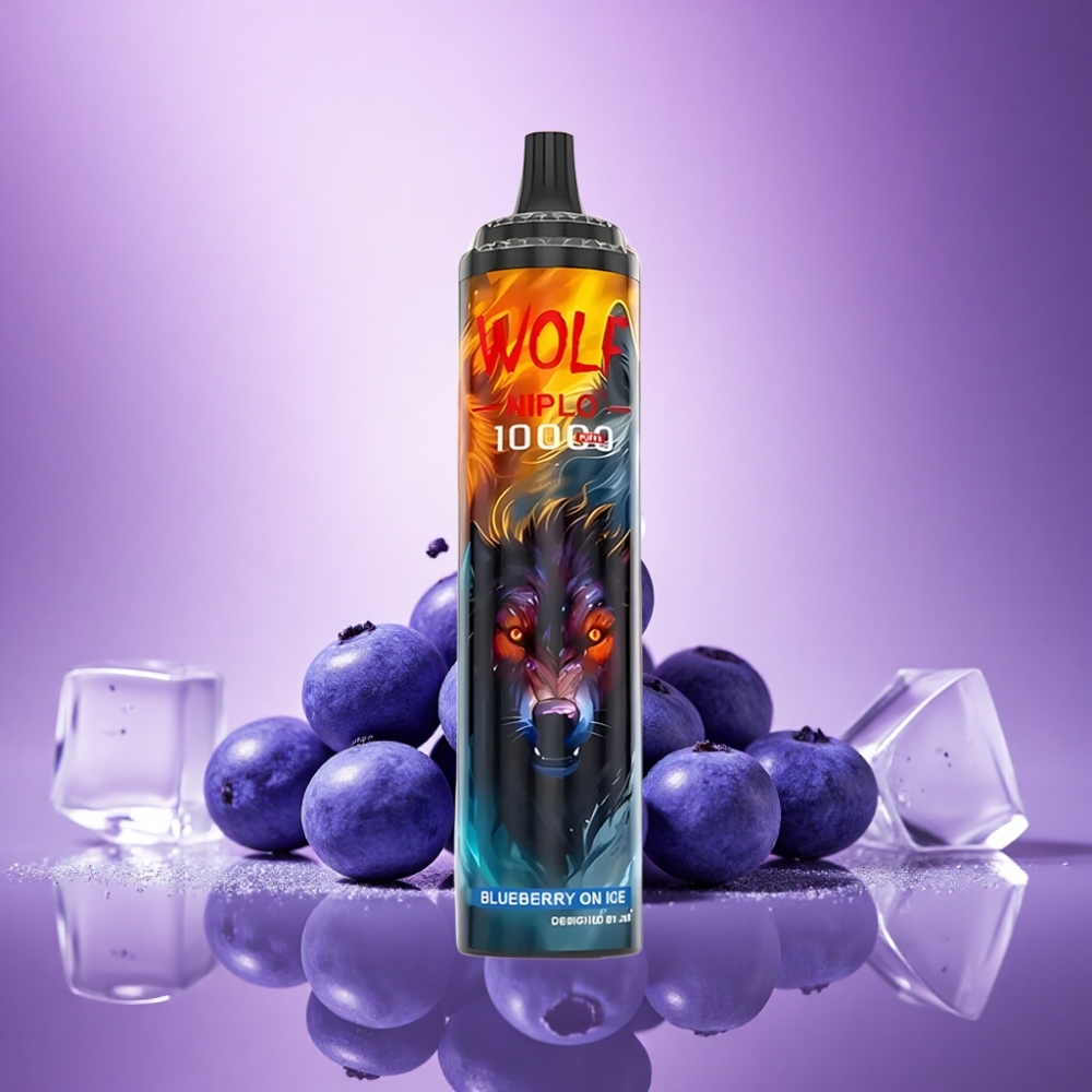 JNR Wolf Niplo 10000 Melleņu Ledus ar 20ml un 5% nikotīna
