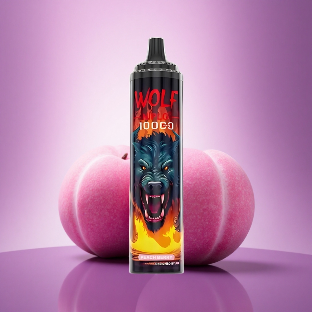JNR Wolf Niplo 10000 Persiku Ogulju 20ml 650mAh 0% nikotīna
