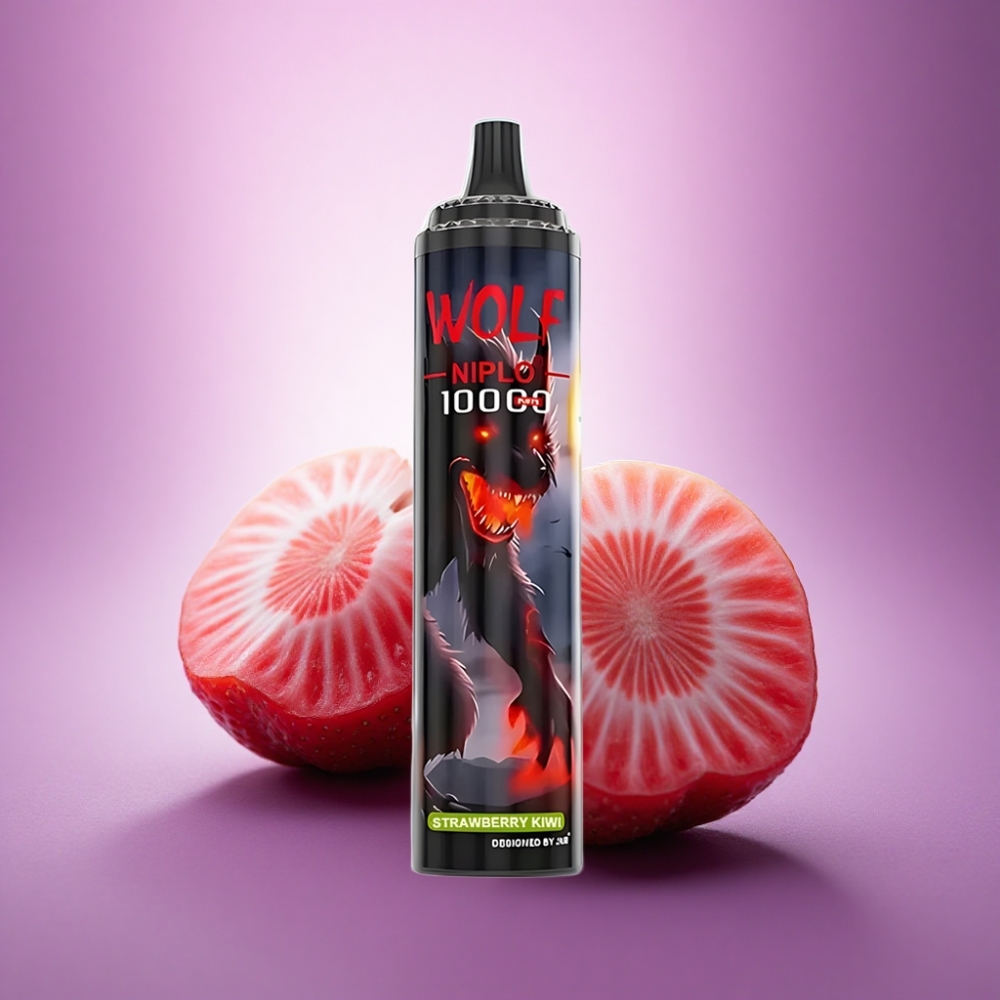 JNR Wolf Niplo 10000 Zemeņu Kivi 20ml 650mAh Type-C