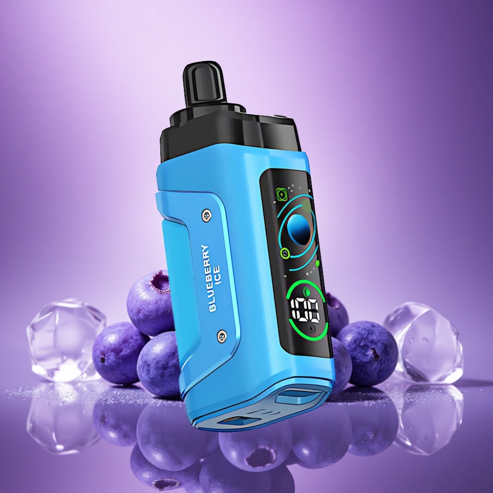 Razz Bar 45000 Puffs Melleņu Ledus 1.0 Ohm 650 mAh