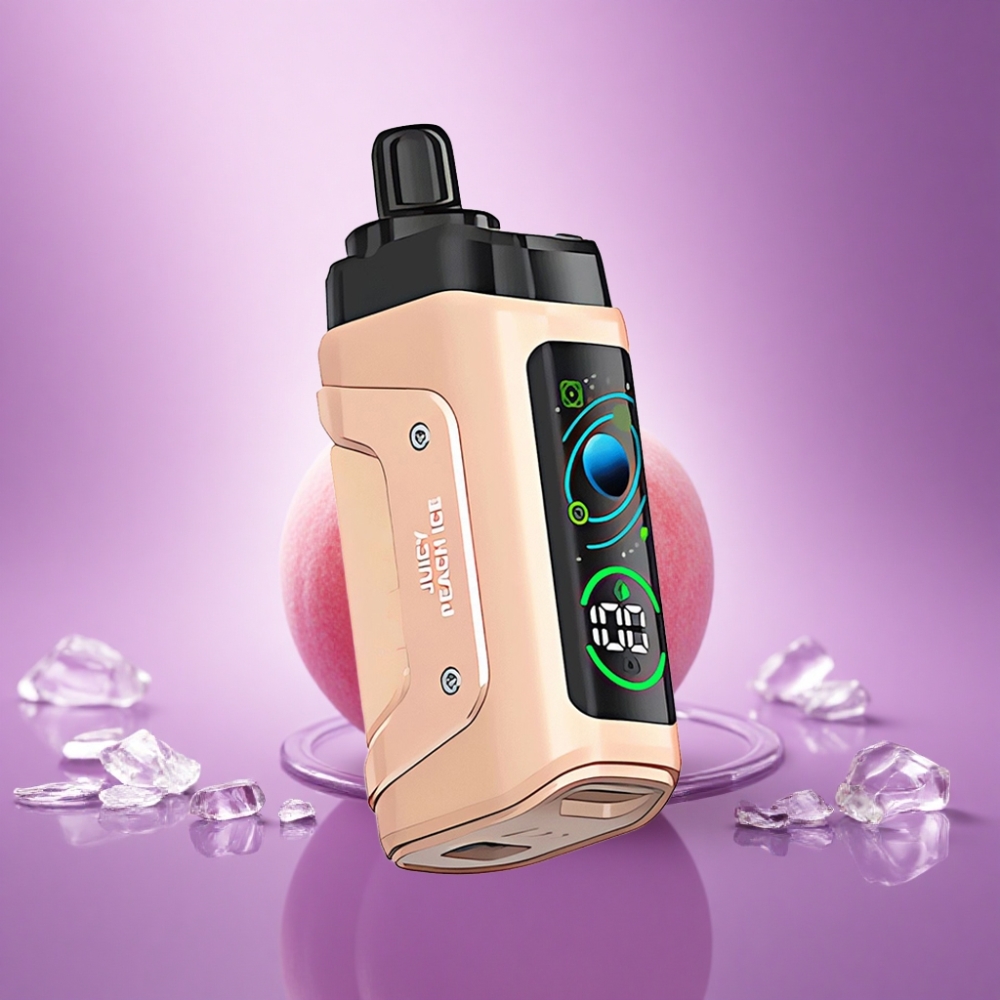 Razz Bar 45000 Puffs Sulīgā Persiku Ledus ar 20 mg nikotīna un 650 mAh
