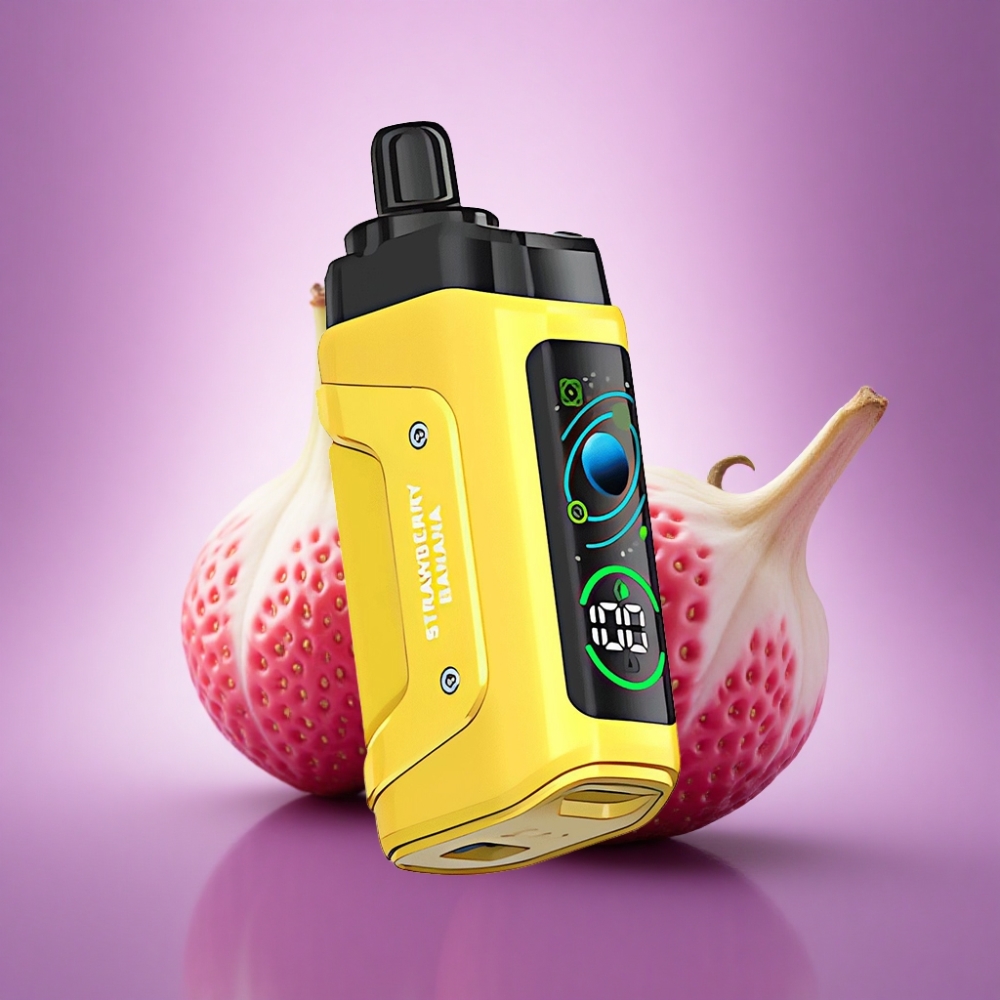Razz Bar 45000 Puffs Zemeņu Banāns 20 mg nikotīna 650 mAh
