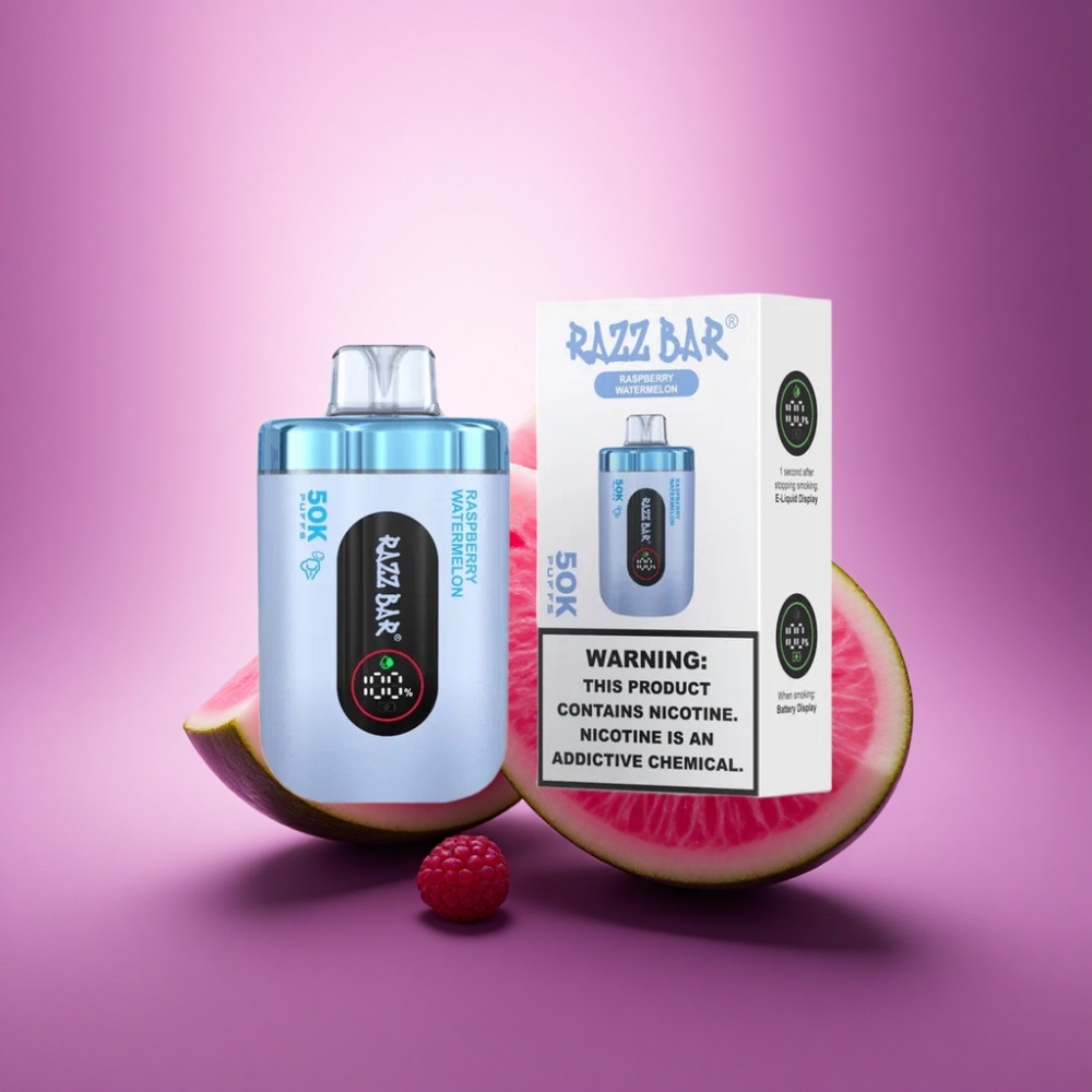 Razz Bar 50K Puffs Aveņu Arbūzs 2% Nikotīna 650 mAh
