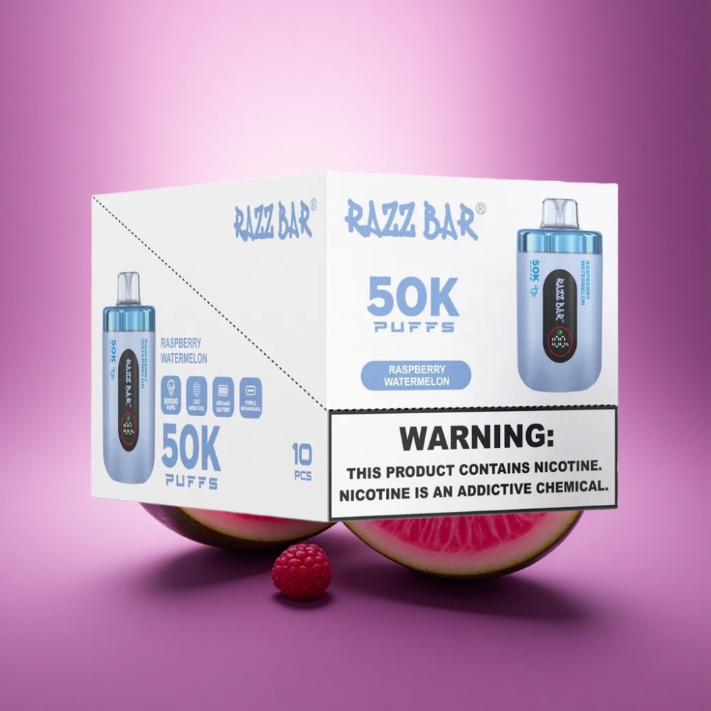 Razz Bar 50K Puffs Aveņu Arbūzs 2% Nikotīna 650 mAh