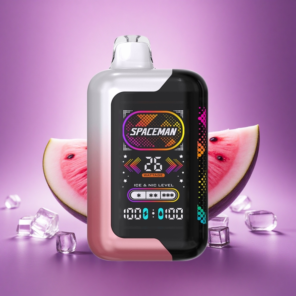 SMOK SPACEMAN SP40000 Puffs Arbūzu Ledus 20ml 50mg nikotīna