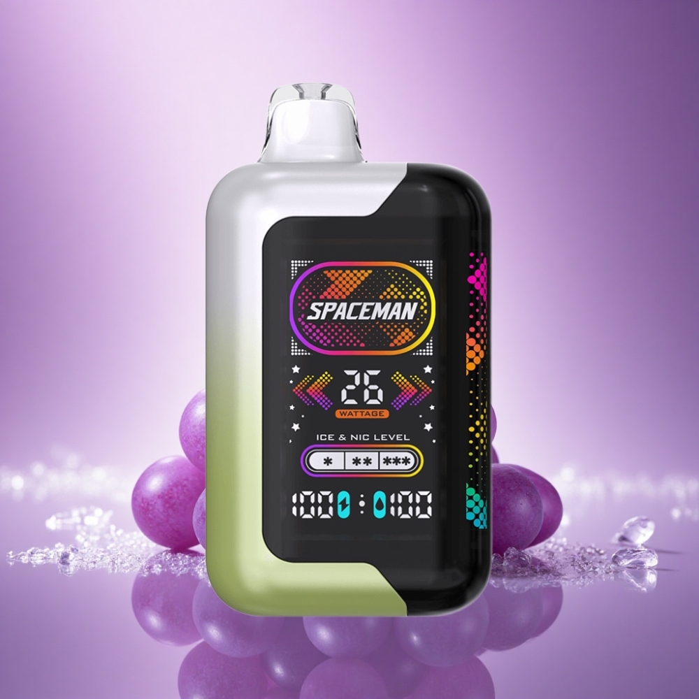 SMOK SPACEMAN SP40000 Puffs Baltā Vīnoga Ledus 1000mAh 20ml