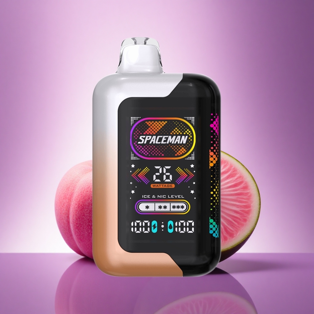 SMOK SPACEMAN SP40000 Puffs Sulīgā Persika Arbūzs 1000mAh 20ml