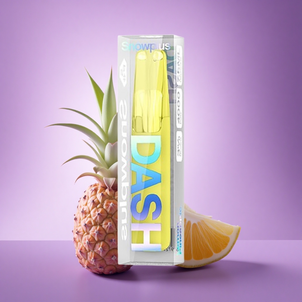 Snowplus Dash 4000 Puffs Citrons Ananāss Ceramikas 530mAh
