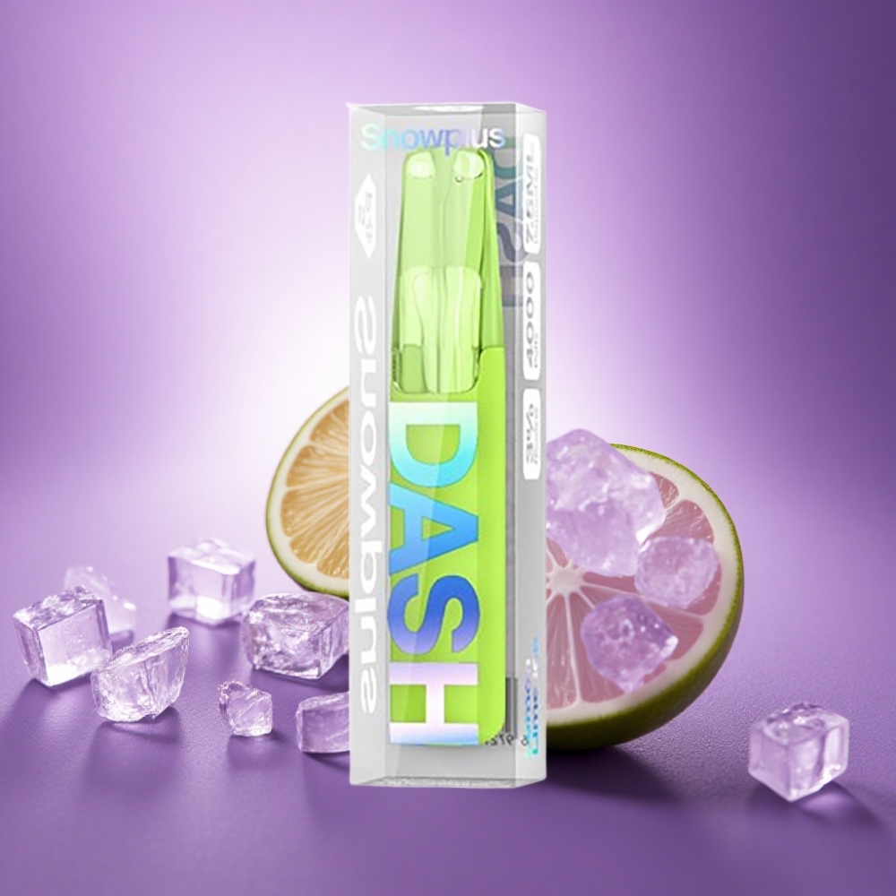Snowplus Dash 4000 Puffs Citrons Laišķu Ledus ar Keramikas Atomizatoru un 530 mAh