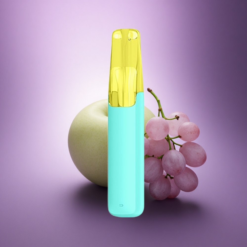 Snowplus Dash 4000 Puffs Zaļā vīnoga 7,5 ml Keramikas 530 mAh
