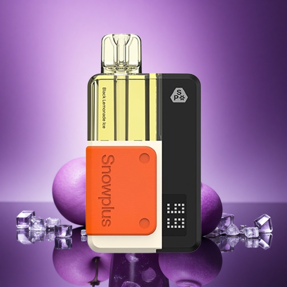 Snowplus Swift 5000 Puffs Melnais Limonādes Ledus ar 1000 mAh un 2% nikotīna