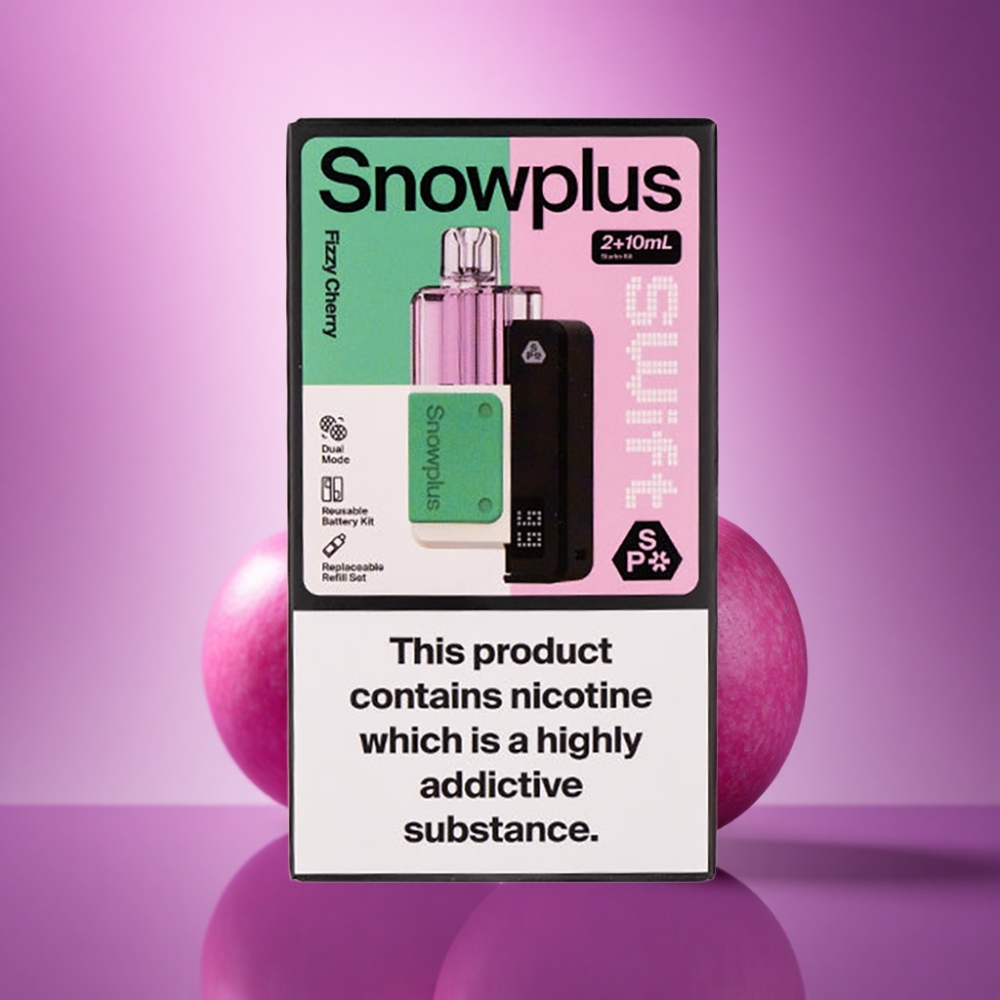 Snowplus Swift 5000 Puffs Pūdošā Ķirše 2% nikotīna 1000 mAh