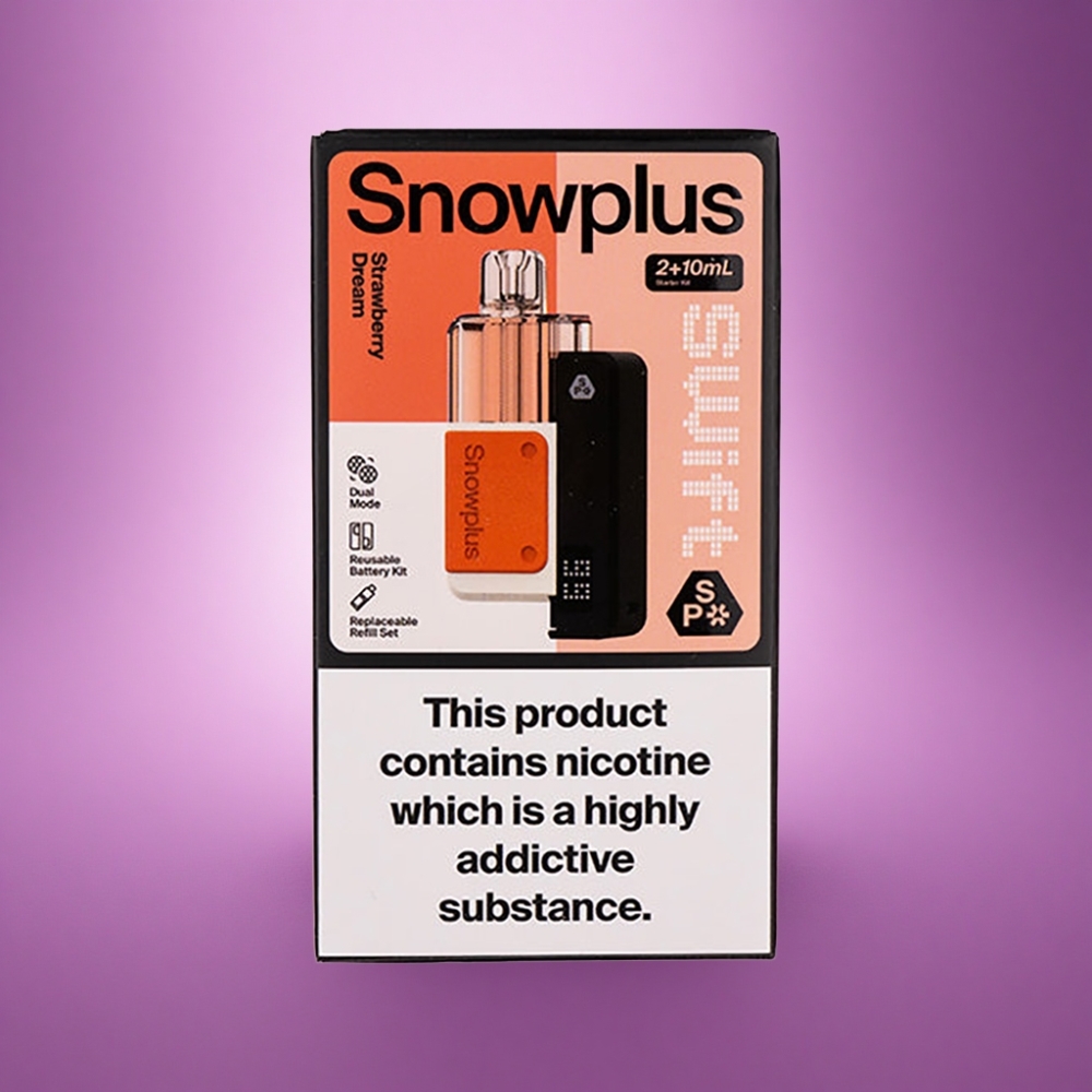 Snowplus Swift 5000 Puffs Zemeņu Sapnis Dual Mesh 1000 mAh