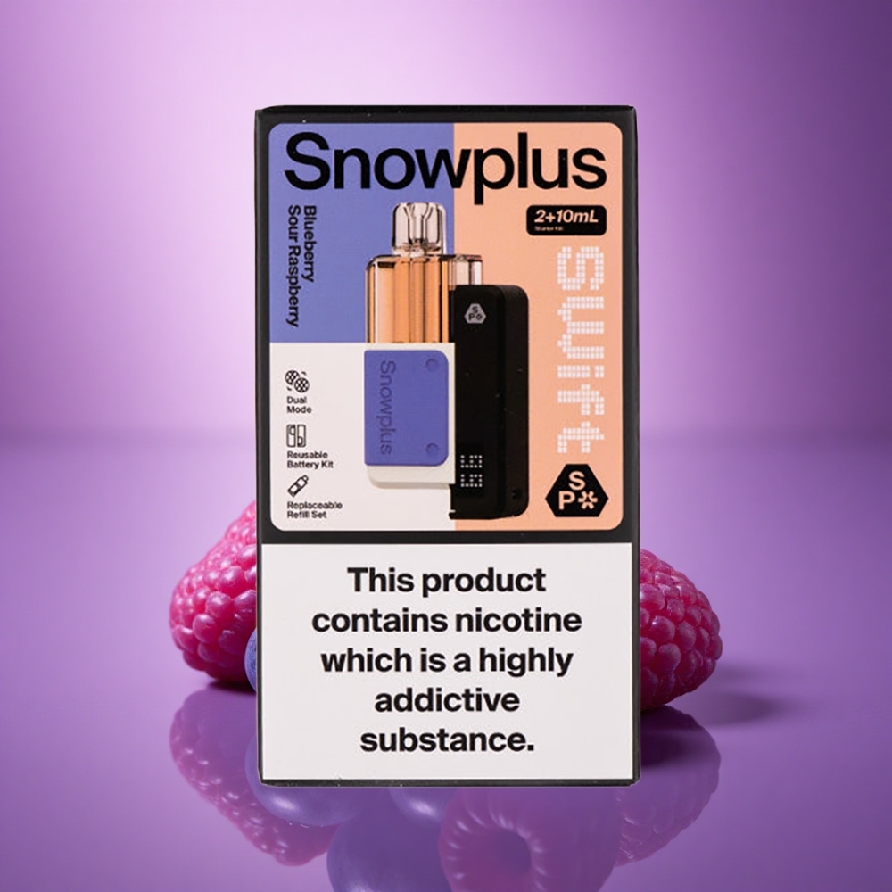 Snowplus Swift 5000 Puffs Zilā Gaureņa Skābā Aveņa Dual Mesh 1000 mAh