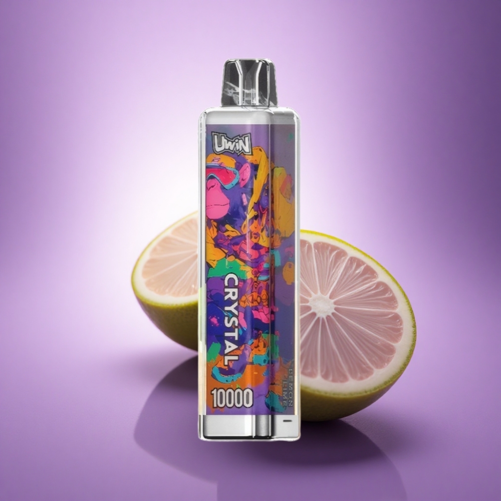 Uwin Crystal 10000 Puffs Citronskaļš 5% nikotīna RGB 650mAh