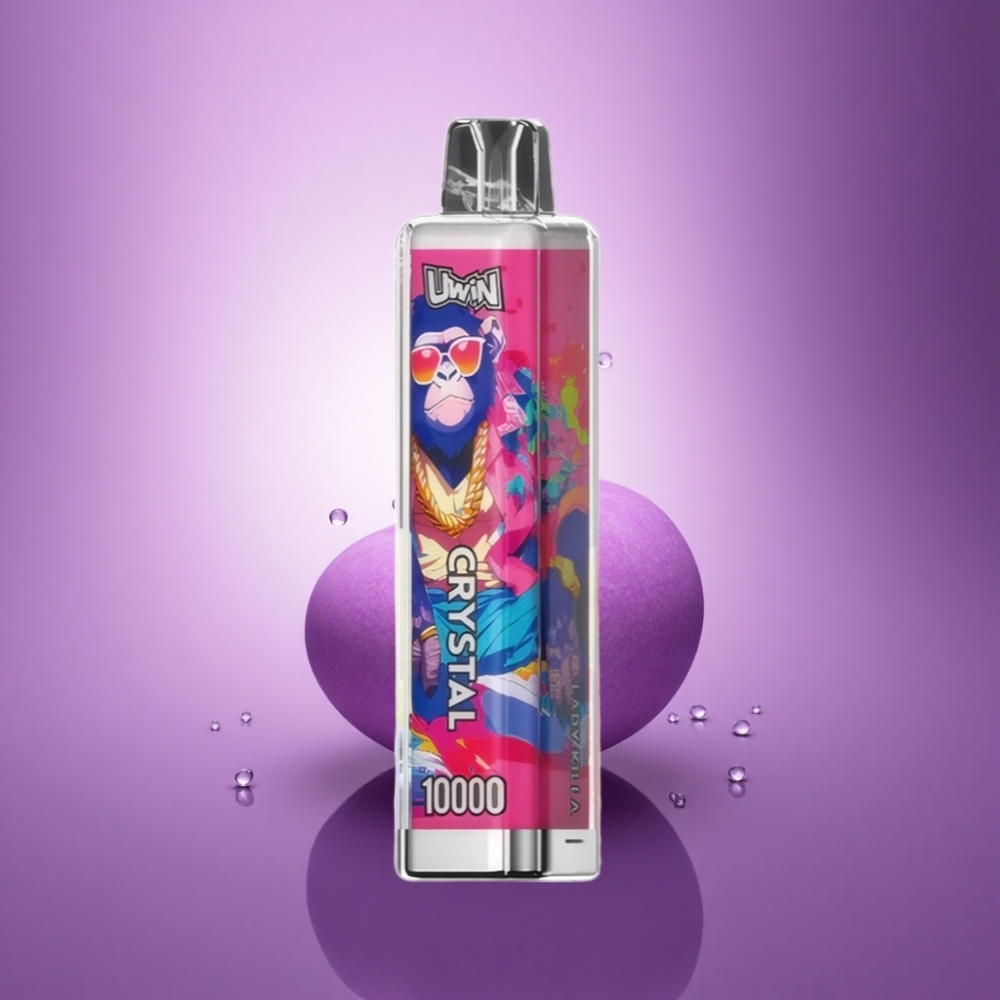 Uwin Crystal 10000 Puffs Dāma Nogalinātāja ar RGB gaismu un 650mAh bateriju