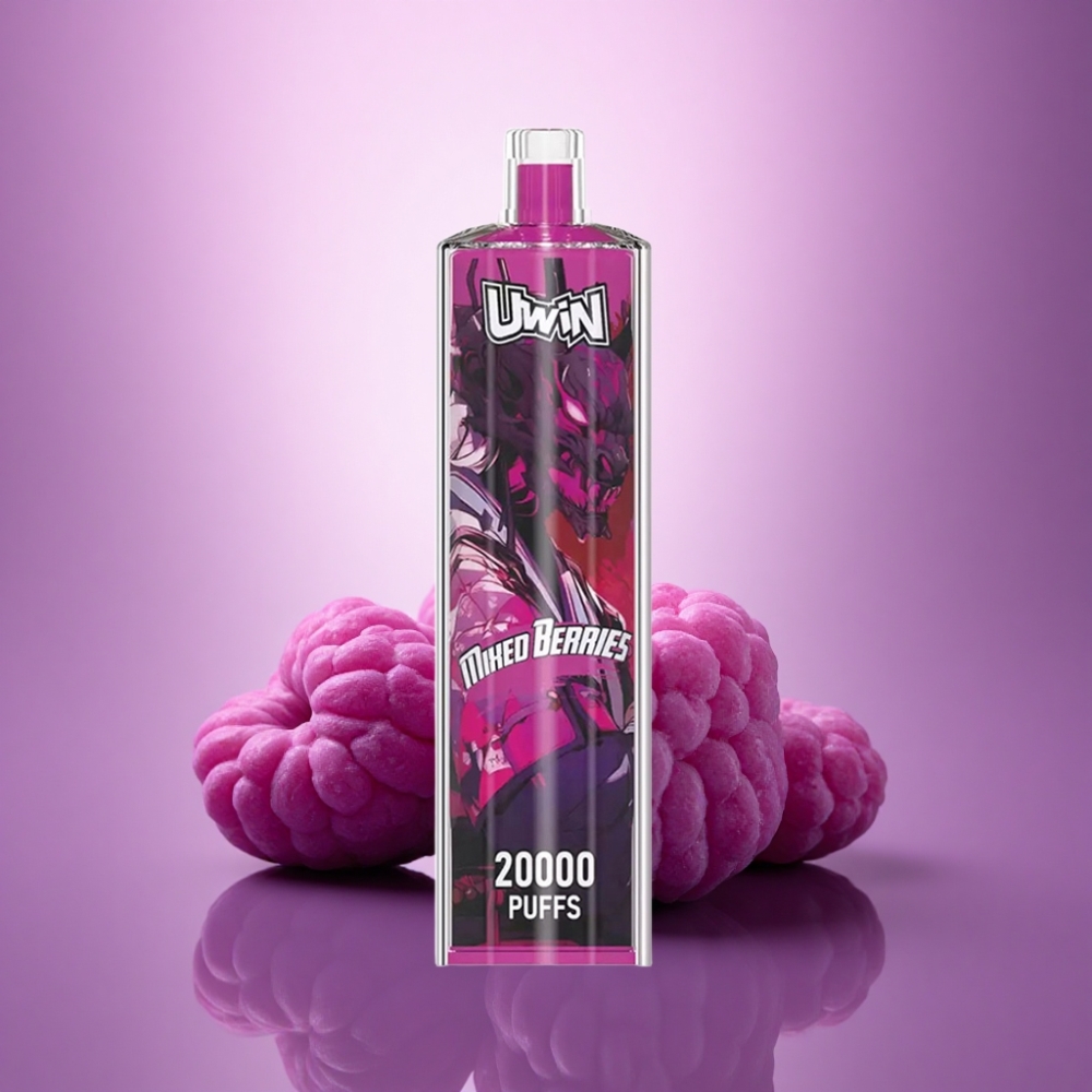 Uwin Shisha Hookah Crystal 20000 Puffs Uwin Šiša Nokauta Kristāls 20000 Ievilcieni 0% Nikotīna 650 mAh